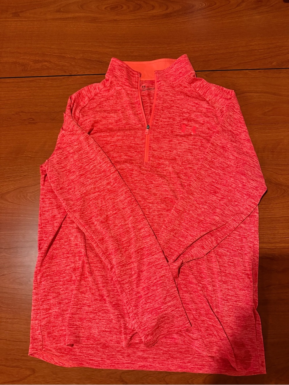 Under Armour Men’s Pink Quarter-Zip Performance Top